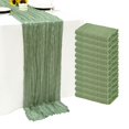 thumbnail image 1 of Tapete de mesa Seveups, 12 unidades, color verde salvia, 55 x 300 cm, poliéster, 1 of 9