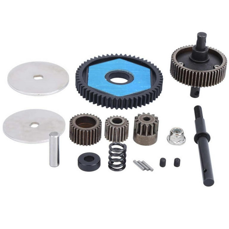 17pcs RC Metal 56T Spur Gear 20T/28T/52T Gears and 13T Motor Gear Combo Set  for Axial SCX10 90046 90047 1:10 Scale RC Car Climbign Truck Replaces 