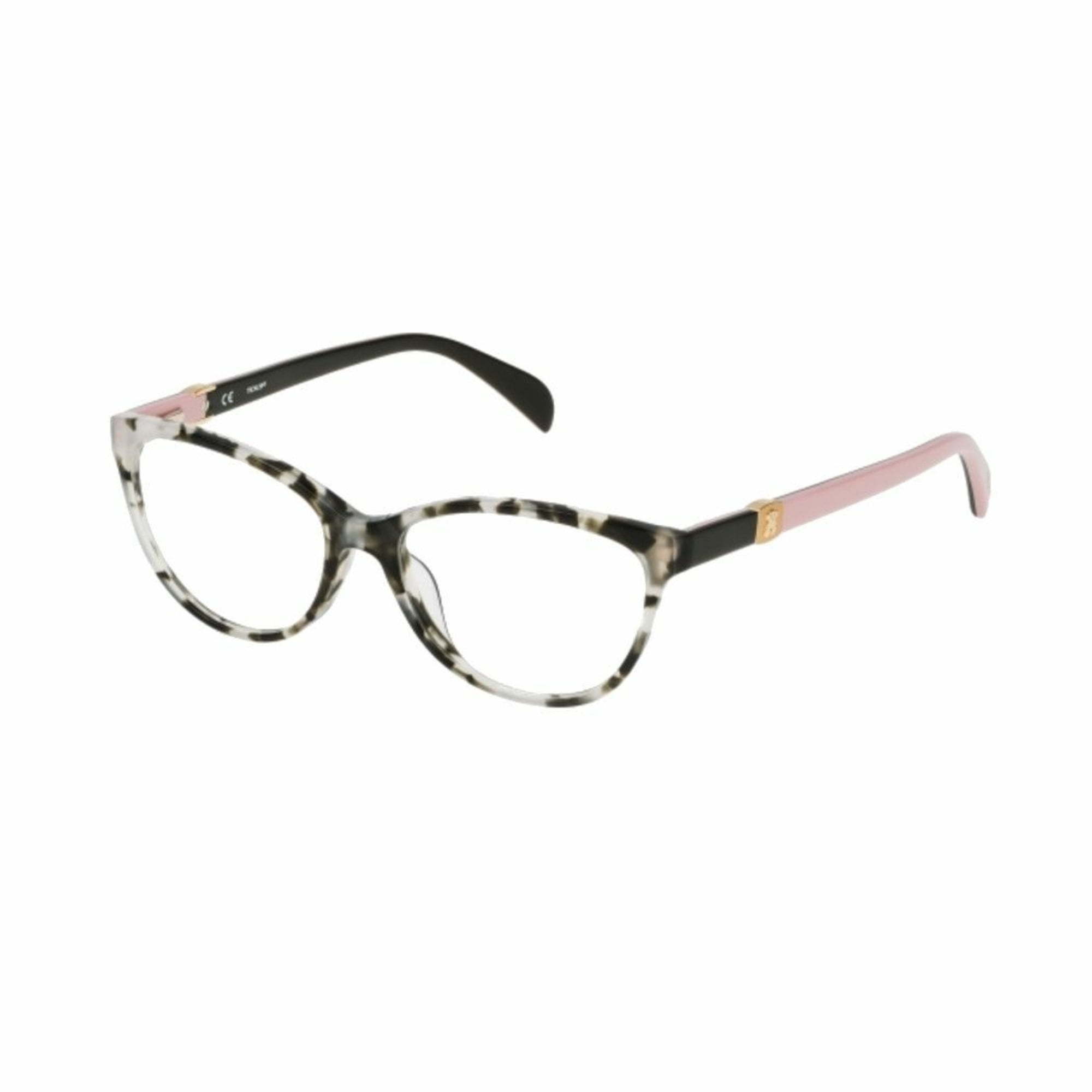 Tous VTO933-0M65 Tortoise Pink Cat-Eye Women's Plastic Eyeglasses ...