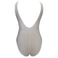 thumbnail image 2 of Traje de Baño Ocean Pacific para Mujer Completo, Cuello Redondo, Estampado a Rayas Azul Talla M, 2 of 4