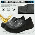 thumbnail image 3 of Chef Shoes For Men Women, Non Slip Oil & Kitchen Clogs Comfortable Lightweight Nursing Work Shoes For Restaurant Hospital Food Service All Day Wear Garden Office Seaside Indoor Outdoor, 3 of 7