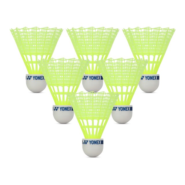 Yonex - Volante de Badminton Mavis 10 - Pack de 6 (Amarillo)