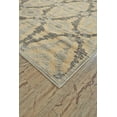 thumbnail image 2 of Feizy Saphir Transitional Trellis & Lattice, Tan/Gray/Taupe, 2'6" x 8' Runner Sheen Global Damask Design Carpet for Living Dining Bed Room, 2 of 4