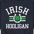 thumbnail image 3 of Instant Message - Irish Hooligan Athletic - Men's Crew Neck Fleece Pullover, 3 of 6