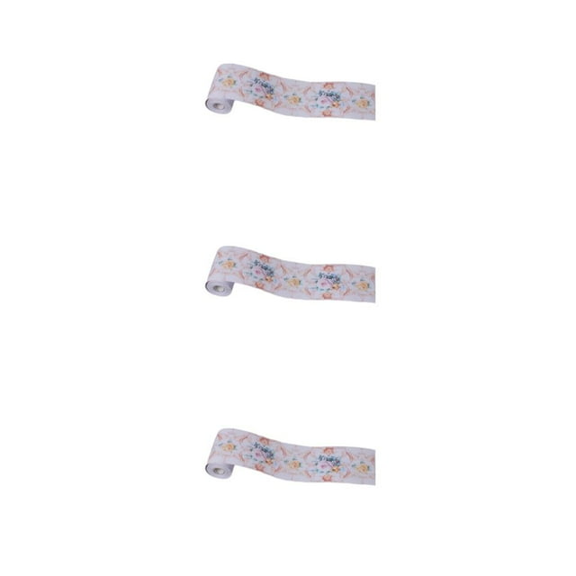 Guardoinrt Versatile Wallpaper Border Stickers Made With PVC Easy To Clean Multifunctional Wide Application style 1 3Set