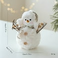 thumbnail image 3 of 5in Santa Claus Figurines,Christmas Desk Decor,Snowman Desk Decoration Christmas,Gift Christmas Snowman Decor,Christmas Decorations indoor,Christmas Decorations indoor,Christmas Decorations,1pc, 3 of 8
