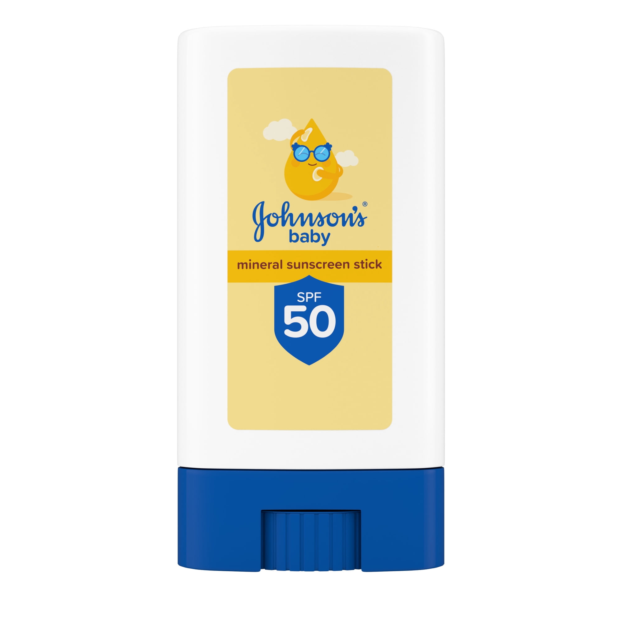Johnson's Baby Mineral Sunscreen Stick SPF 50, 0.47 oz