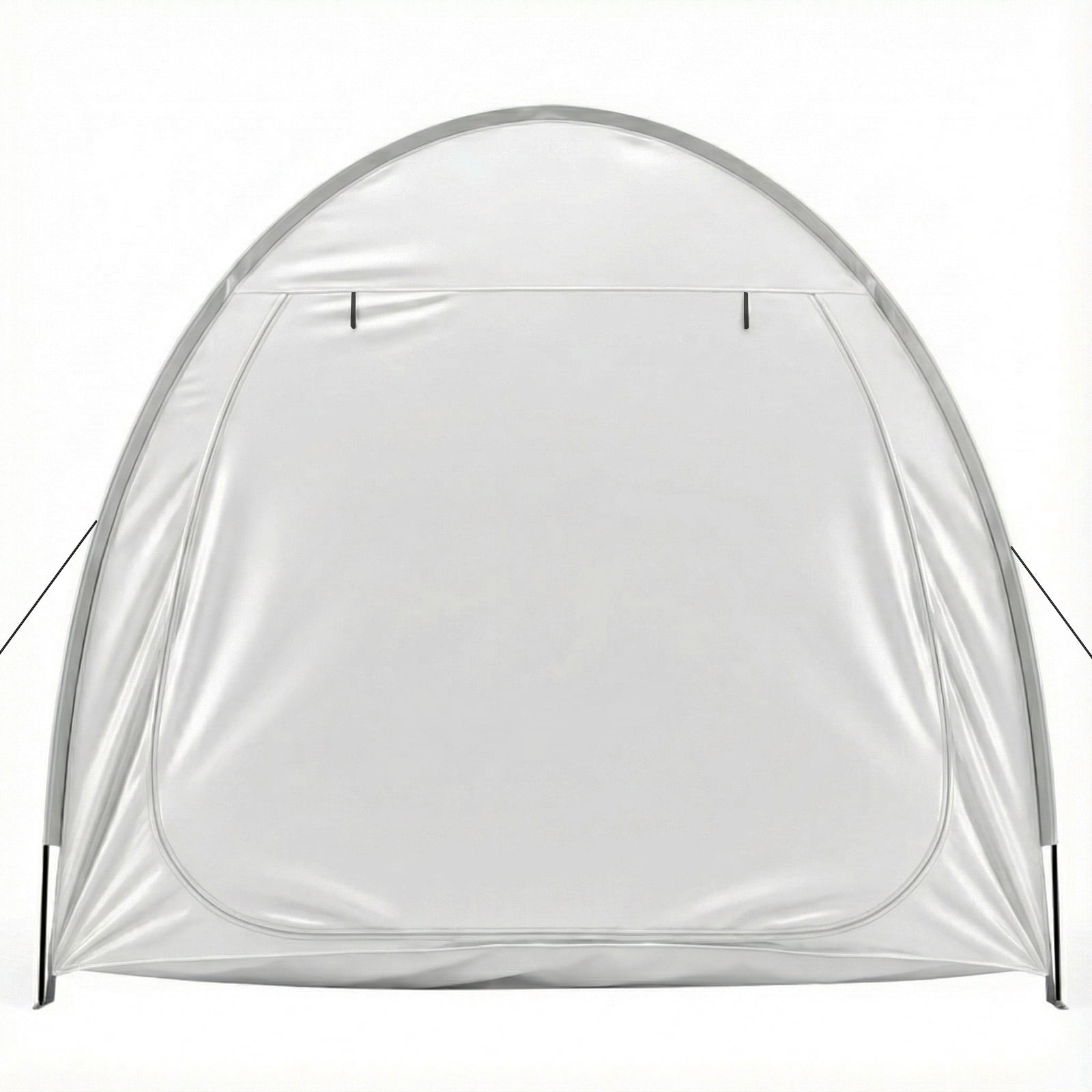 Outdoor Bike Storage Tent Silver-Coated Oxford Waterproof UV-Resistant Bicycle Shed with Window & Full Zipper Door, Portable Storage Shelter for 2-3 Bikes Motorcycle Garden Tools Patio Camping