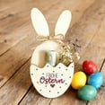 thumbnail image 4 of Cute Easter Wooden Bunny Ornament with Storage Pocket, Easter Spring Festival Desktop Decor, for Easter Home Party and Holiday Gift Giving, 4 of 6