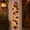 Gingerbread 3#M, variant on Snowman Glowing Christmas Door Hanger, Warm Lighted Vertical Holiday Hanging Decor with Festive Accents for Front Door Side, Entryway and Wall, 1Pc
