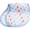 Ideal Baby by the Makers of aden + anais Muslin Burpy Bib, Dinosaur, Blue