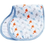 Ideal Baby by the Makers of aden + anais Muslin Burpy Bib, Dinosaur, Blue
