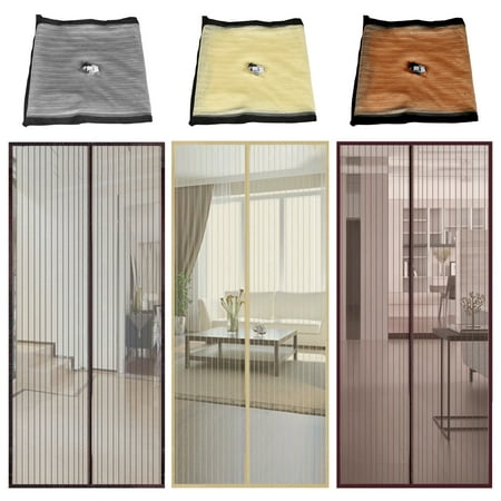 Insect Screens For Patio Doors CUH Mosquito Magnetic Screen Door Mesh Fastening Flying Insect Door Curtain Fly Screen Bug Net ()