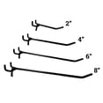 thumbnail image 2 of 8" Black Metal Pegboard Hooks, 100 Pack, 2 of 3