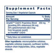 Life Extension AmpliQ CoQ10™, heart health, kidney and liver health, ubiquinone 50 mg, advanced formula, gluten free, non-GMO, vegetarian, 60 capsules