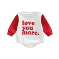 thumbnail image 3 of MEZZALL Jumpsuit Valentine's Day Baby Boys Casual Letter Print Romper Bodysuit Long Sleeve Onesie Toddler Adorable O-Neck Spring Child One-Pieces, 3 of 9