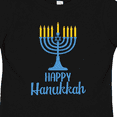 thumbnail image 4 of Inktastic Happy Hanukkah with Blue Menorah Boys or Girls Toddler T-Shirt, 4 of 5