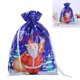 thumbnail image 2 of Wosthever Bolsa de dulces de Navidad con cordón para galletas, aperitivos, bolsa de embalaje, regalo de fiesta impreso de Navidad L Type3 NO3, 2 of 6