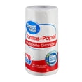 thumbnail image 4 of Toallas de papel Great Value multicorte grande 170 hojas dobles 1 rollo, 4 of 4