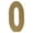 Gold 0, variant on 3-D Glittered 70 Centerpiece, 8" x 8" x 1", (1/Pkg)