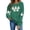 X99-NSLGXD Army Green Halloween Sweatshirt for Women, variant on NSLGXD Womens Halloween Sweatshirts Spooky Ghost Graphic Pullovers Soft Loose Fit Round Neck Long Sleeve Shirt Tops Halloween Clothes
