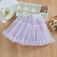 thumbnail image 2 of XXWXYD Girls Tutu Skirt Elastic Waist Toddler Ballet Dance Skirt Cute Puffy Tulle Layered Skirt for 𝖢arnival Part𝗒 Birthday Christmas, 2 of 5
