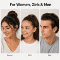 thumbnail image 4 of HBlife Fashion Non Slip Hairbands with Teeth for Women, Black, 7 Pack, 4 of 7