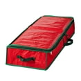 thumbnail image 1 of HLONK Christmas Decor Christmas Storage Rack Spacious Under Bed Holiday Wrapping Paper Container Good For Gift Wrapping Ribbons Bows Wrapping Supplies Etc, 1 of 7