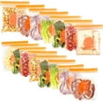 thumbnail image 1 of 20 Pcs Sacs Alimentaires Réutilisables, Sacs de Congélation Réutilisables Sans BPA, Sacs à Sandwich à Fermeture Éclair, pour Stocker Viande Fruits Collations Légumes, Stockage Alimentaire Liquide, 1 of 5