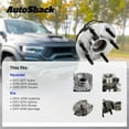 thumbnail image 3 of AutoShack Rear Wheel Hub Bearing Assemblies - Driver and Passenger Side for Hyundai & Kia, Sonata 2010-2014 Optima 2011-2015 Tucson 2010-2015, FWD L4 2.0L 2.4L V6 3.3L - 5-Lug, With ABS, 3 of 5