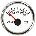 thumbnail image 1 of 52mm Car Voltmeter 8-16 / 16-32 Volts Waterproof With Red Backlight Digital Voltmeter For Car Marine Boat Boost Alarm Dropship, 1 of 1