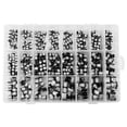 thumbnail image 1 of Condensador electrolítico de aluminio de 400 piezas, 24 valores, 1 uf-1000 uf, kit surtido de componentes electrónicos de condensador radial Smd, 1 of 5