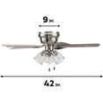 thumbnail image 3 of Open Box Portage Bay Renton Ceiling Fan, Quiet Reversible Motor, 42 Inches, 3 of 7