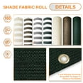 thumbnail image 3 of 3' x 97' Dark Green Residential Commercial Privacy Deck Fence Screen 160 GSM Weather Resistant Outdoor Protection Fencing Net for Balcony Verandah Porch Patio Pool Backyard Rails, 3 of 6