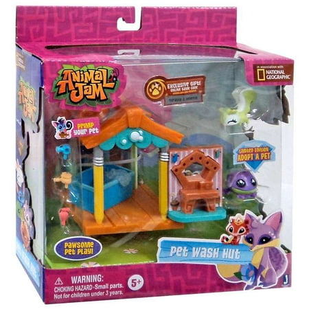 Animal Jam Pet Wash Hut Playset