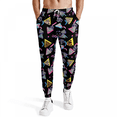 thumbnail image 3 of Pantalones deportivos para hombre de los años 80, pantalones deportivos divertidos, pantalones deportivos casuales, atuendos de los años 90 para hombres, disfraces deportivos de Halloween, 3 of 4