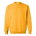 thumbnail image 3 of Gildan Fleece Crewneck Sweatshirt, Cozy Pullover Sweater for Men, Basic Jumper, 8 oz. 50-Cotton / 50-Polyester in Gold & Purple, Pack of 2- Size S, 3 of 5