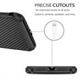 thumbnail image 2 of Carbon Fiber Hard Case For iPhone 15 Plus with Tempered Glass Screen Protector, 2 of 8