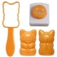 thumbnail image 1 of Molde de arroz en forma de gato Molde Onigiri Molde de sushi Molde con relieve de algas tostadas Juego de utensilios de cocina DIY, 1 of 5