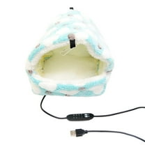 Heated Hanging Bird Shelter For Parrots Conures Lovebirds Outdoor Winter Warm Cozy Adjustable Temperature Control Chew Proof Design