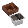 thumbnail image 3 of Soporte De Manipulación De Café De Madera, Caja De Golpe Desmontable Saludable Con Caja De Escoria Incorporada Para Cafeterías Para Tiendas De Té De La Leche Para Bares ANGGREK Coffee Knock Box, 3 of 8