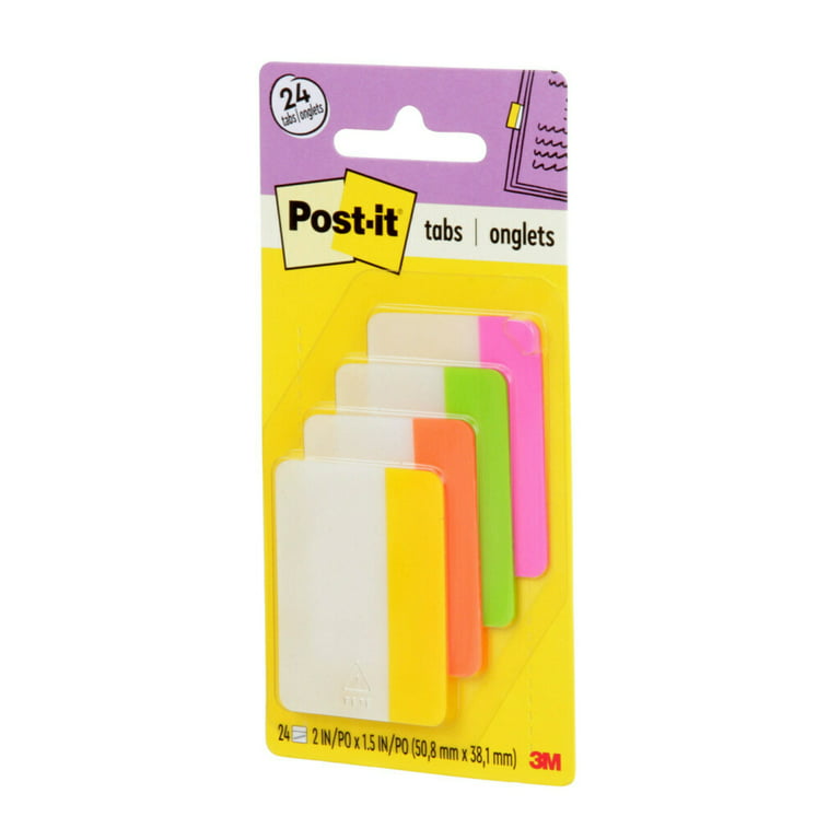 YPO Filing Tabs - 6 Tabs, 38 x 51mm | Sticky Notes | YPO