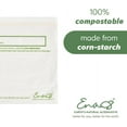 thumbnail image 3 of 100% Compostable Food Storage Bags [Quart 100 Pack] Eco-Friendly Freezer Bags, Resealable Bags, Heavy-Duty, Reusable, Off-White by, 3 of 5