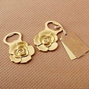 Kate Aspen Metallic Gold Rose Bottle Opener (Set of 96)