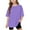 Purple, variant on Girls Summer Oversized T Shirts Kids Casual Short Sleeve Crewneck Basic Tees Loose Athletic Tops 5-15Y