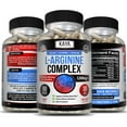 thumbnail image 4 of L-Arginine 60 Nitric Oxide, Testosterone Booster, ED Support 2400 mg 60 Capsules, 4 of 4