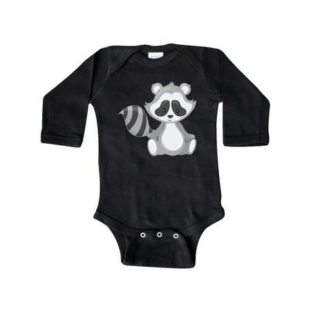 

Inktastic Cute Woodland Animal Raccoon Gift Baby Boy or Baby Girl Long Sleeve Bodysuit