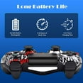thumbnail image 6 of Game Controller for P4, Wireless Controller Compatible with P4/SLIM/PRO & PC with Dual Vibration & 6-Axis Gyro Sensor, 6 of 6