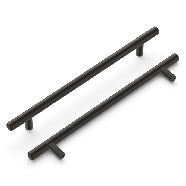 Tiradores para gabinete Hickory Hardware 19 cm bronce vintage, paquete de 5