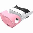 thumbnail image 2 of VR Shell Cover for Meta/Oculus Quest 3S - Latest All-in-One Design, , Silicone Front Headset Protector Cover Compatible with Quest 3S Accessories,Gifts for Christmas & Birthdays (Pink), 2 of 7